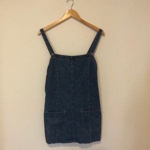 Denim Mini Jumpsuit Dress